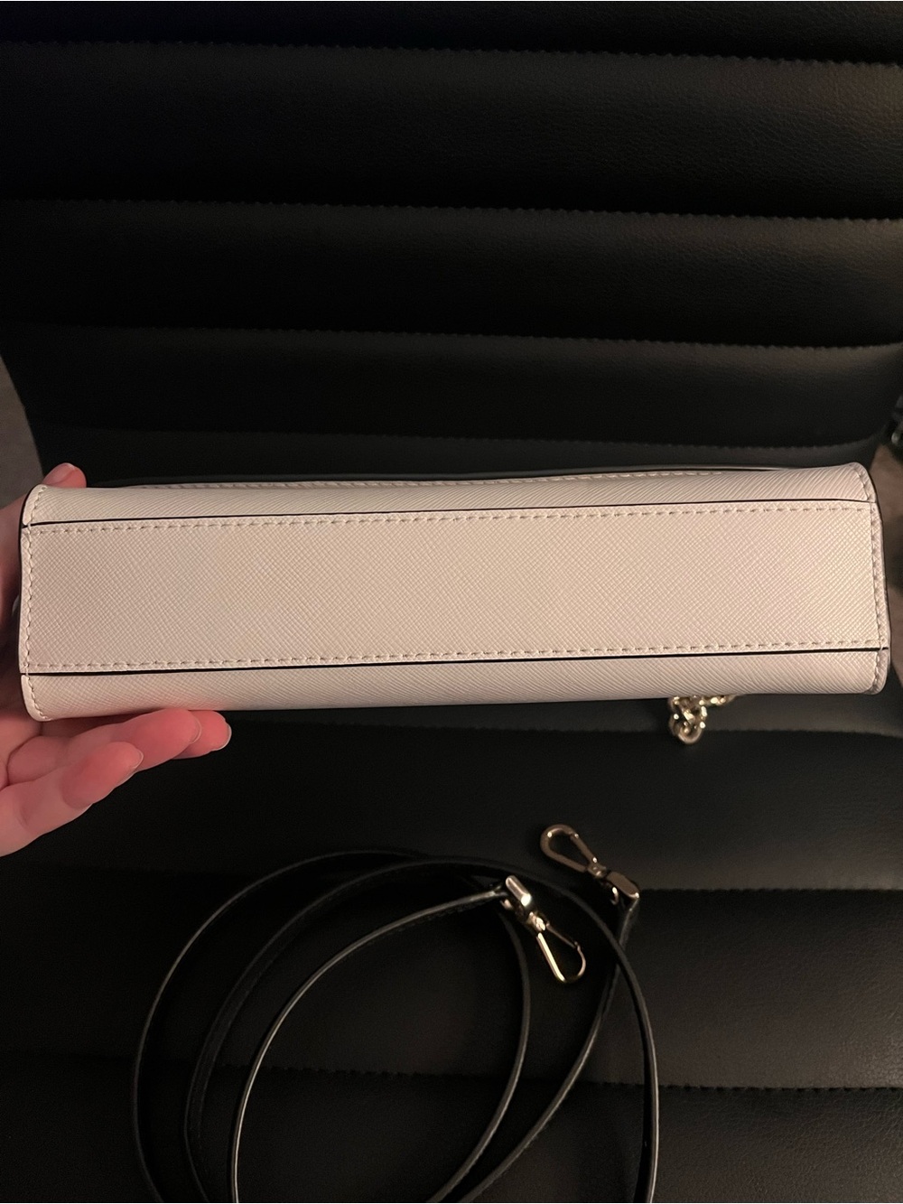kate spade Carson crossbody bag in tan/black/white - Picture 7 of 7